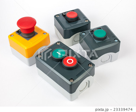 Push button station. Various types. 23339474