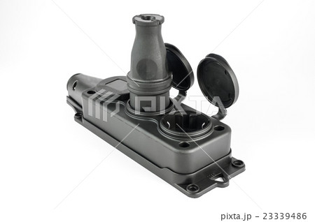 Electrical triple socket with plug Electrical triple socket with plug 23339486