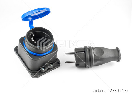 Electric rubber plug with socket 23339575