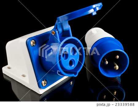 Electric power plug with socket Electric power plug with socket 23339588
