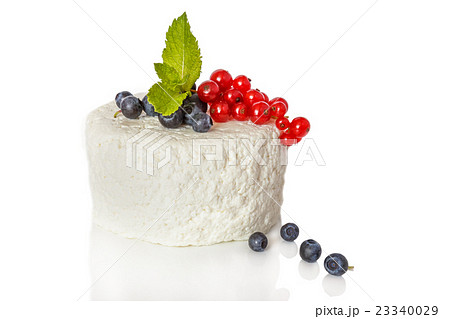 cottage cheese with currant and blueberries cottage cheese with currant and blueberries 23340029