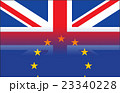Flags of the United Kingdom and the European Union 23340228