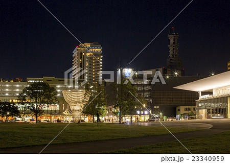 大分駅前夜景 23340959