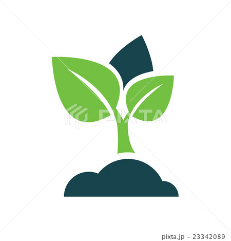sapling icon vector 23342089