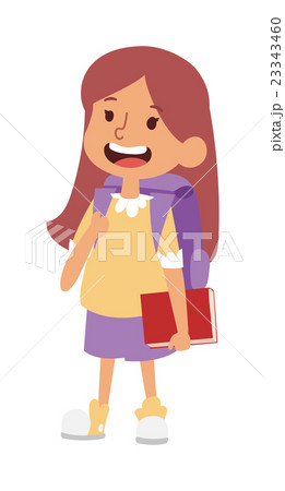 School kid primary education character vector. 23343460
