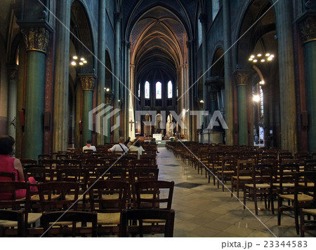 サン・ジェルマン・デ・プレ教会 内部 フランス パリ サン・ジェルマン・デ・プレ教会 内部 フランス パリ 23344583