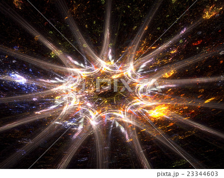 Abstract star burst - digitally generated image Abstract star burst - digitally generated image 23344603