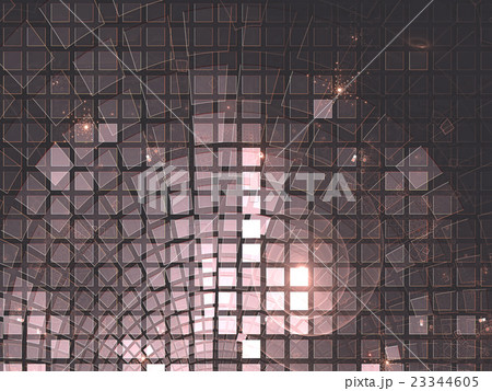 Abstract square grid digitally generated image Abstract square grid digitally generated image 23344605