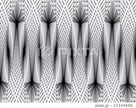 Abstract fractal ornament - digitally generated Abstract fractal ornament - digitally generated 23344606
