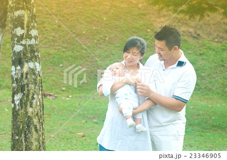 asian young family 23346905