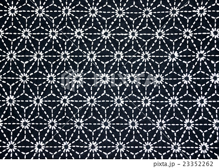 刺し子 和柄 麻の葉文様 刺し子 和柄 麻の葉文様 23352262