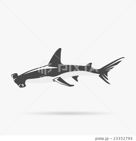 Hammerhead Shark Iconのイラスト素材