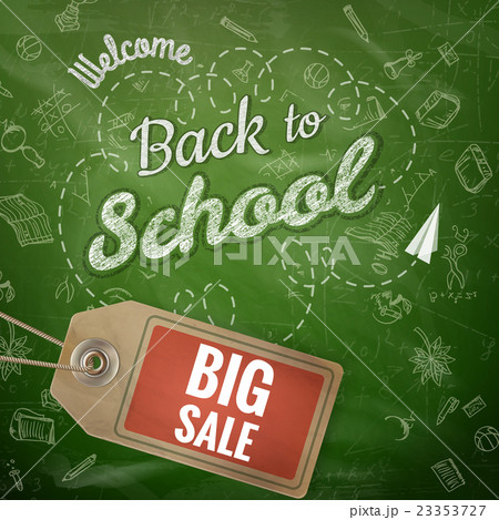 Back to School sale background. EPS 10 23353727