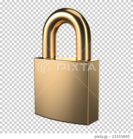 Gold luxury security padlock for security 23355695