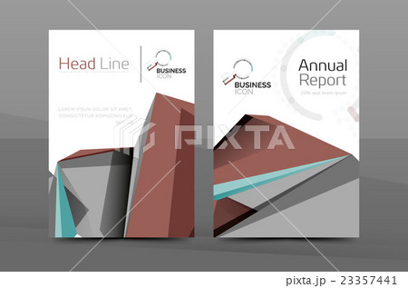 Geometric shapes design a4 cover Geometric shapes design a4 cover 23357441