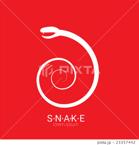 vector snake simple logo design element. vector snake simple logo design element. 23357442