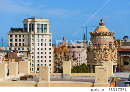 Colorful tempietto of Casa Lleo Morera Colorful tempietto of Casa Lleo Morera 23357571