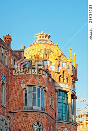 Dome of building of Hospital de Sant Pau Barcelona 23357583
