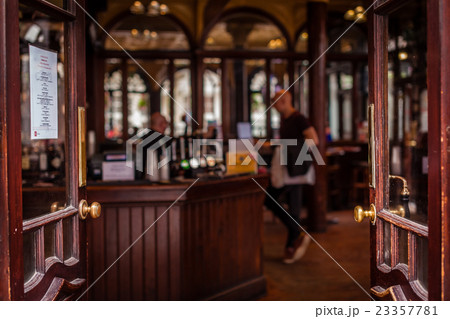 Open door to the pub 23357781