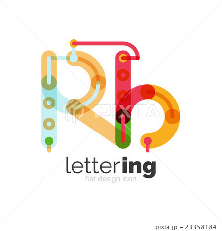 Letter logo business icon Letter logo business icon 23358184