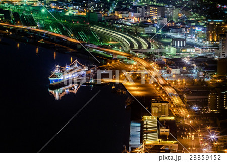 函館山からの摩周丸 23359452