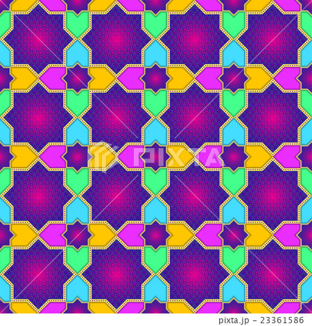 Islamic Star Seamless Pattern. Vector Illustration Islamic Star Seamless Pattern. Vector Illustration 23361586