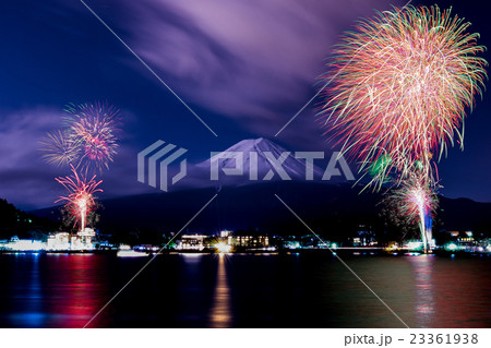河口湖冬花火 河口湖冬花火 23361938