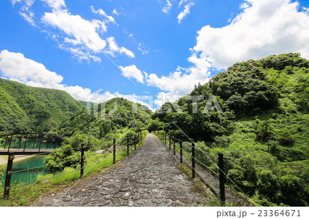 高知県四万十町 下津井めがね橋 高知県四万十町 下津井めがね橋 23364671