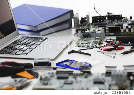 基盤　基板　パソコン　ビジネス　テクノロジー　オフィス　電子部品　半導体 23365662