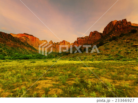Zion at sunrise 23366927