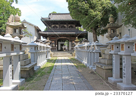 感田神社 神門 大阪府貝塚市の写真素材