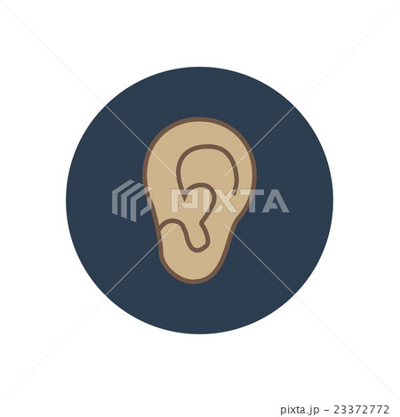 Ear illustration vector Ear illustration vector 23372772