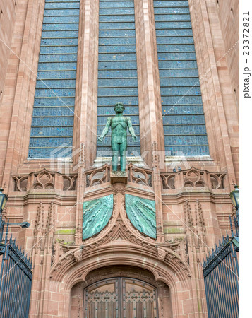 Exterior architecture of Liverpool cathedral 23372821