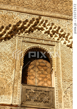 Detail of the beautiful tile mosaic decoration Detail of the beautiful tile mosaic decoration 23373372
