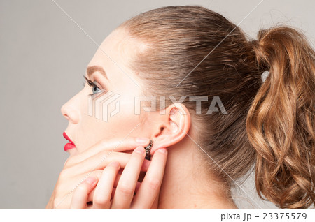 girl and his earring 23375579