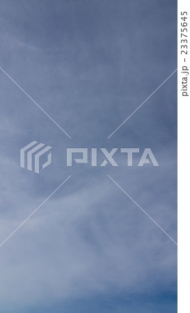 7月前半の早朝の薄い空と雲　縦 23375645