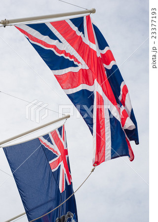 イギリス 国旗 ユニオンジャックの写真素材
