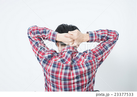 若い男性(ストレッチ) 若い男性(ストレッチ) 23377533