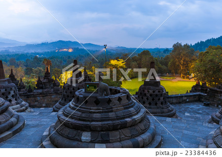 Borobudur Buddist Temple - island Java Indonesia 23384436