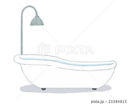 お風呂バスタブのイラスト素材 23384813 Pixta