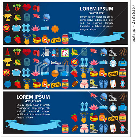 Fitness infographics 23386367