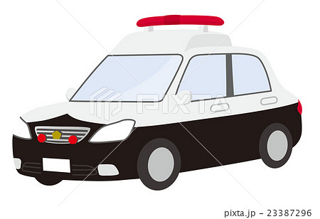 パトカー　昇降機有り　文字無し 23387296