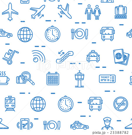 Airport Background Pattern. Vector 23388782