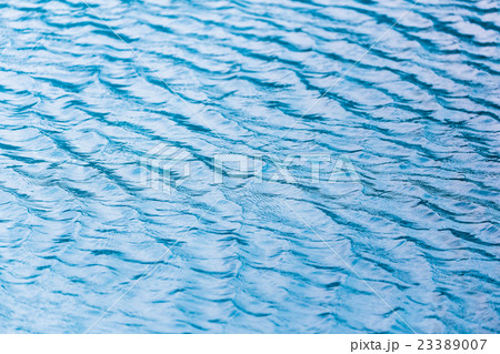 Blue water surface Blue water surface 23389007