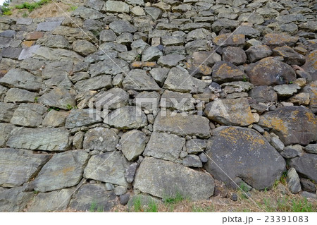 上田城石垣（算木積みに追加された石垣） 23391083