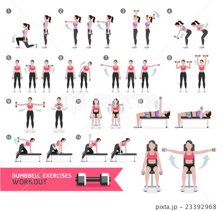 Dumbbell workout women sale