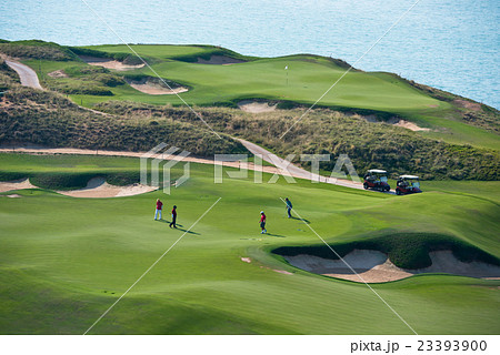 golf resort with the scenery of the sea golf resort with the scenery of the sea 23393900