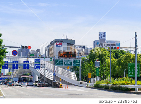 名古屋都市風景 名古屋高速 丸の内 入り口 名古屋都市風景 名古屋高速 丸の内 入り口 23395763