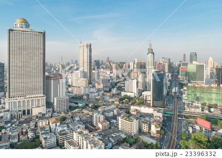 Skyscrapers in City of Bangkok downtown,Thailand 23396332