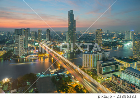 Skyscrapers in City of Bangkok downtown,Thailand 23396333